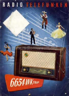 6654 WK trop.; Telefunken (ID = 1072455) Radio