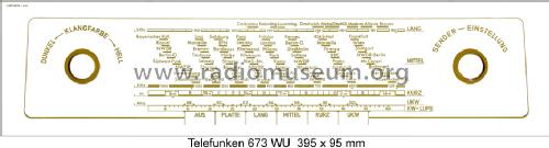 673WU; Telefunken (ID = 1552046) Radio