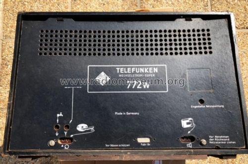 772 W; Telefunken (ID = 3058768) Radio