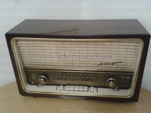 Allegro 2082W Stereo; Telefunken (ID = 1837690) Radio