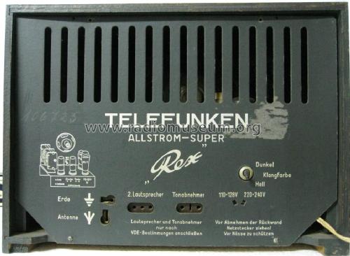 Rex ; Telefunken (ID = 824797) Radio