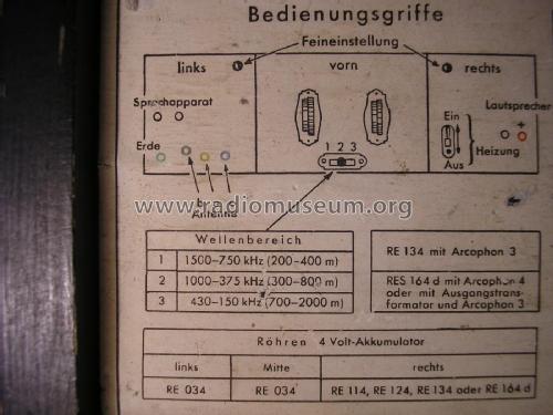 Arcolette 31B ; Telefunken (ID = 2058679) Radio