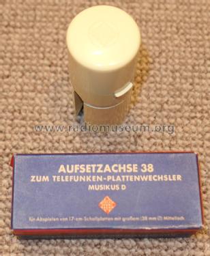 Aufsetzachse 38 ; Telefunken (ID = 2350766) Misc