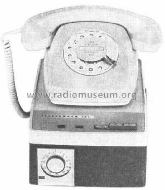 Automatischer Telefon-Anrufbeantworter T104; Telefunken (ID = 118774) Telephony