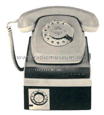 Automatischer Telefon-Anrufbeantworter T104; Telefunken (ID = 1279103) Telephony