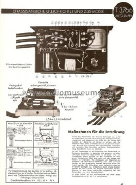 Autosuper T3766; Telefunken (ID = 620237) Car Radio