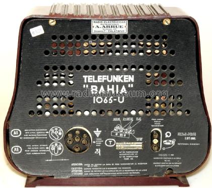 Bahia 1065U; Telefunken (ID = 3066662) Radio