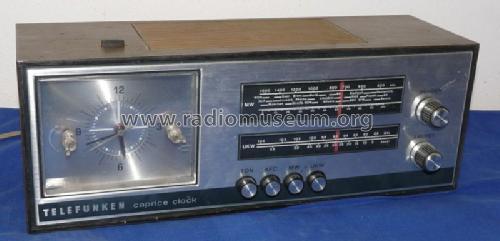 caprice analog radio clock