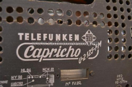 Capricho U-2125-FM; Telefunken (ID = 1811977) Radio