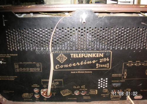 Concertino 2194; Telefunken (ID = 1025251) Radio