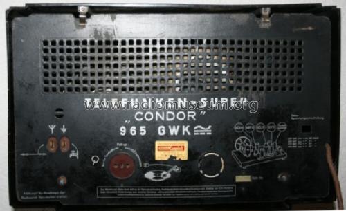 Condor 965GWK ; Telefunken (ID = 426269) Radio