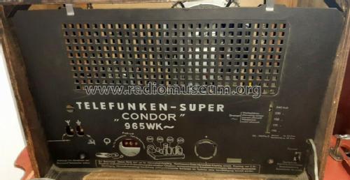 Condor 965WK ; Telefunken (ID = 2544993) Radio