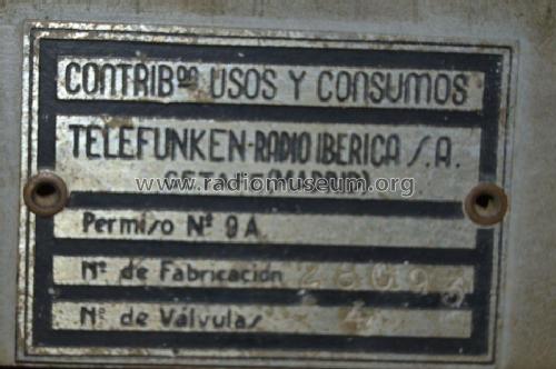 Conquistador 654AC; Telefunken (ID = 3001807) Radio