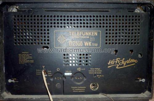 D2666WK trop; Telefunken (ID = 2124415) Radio