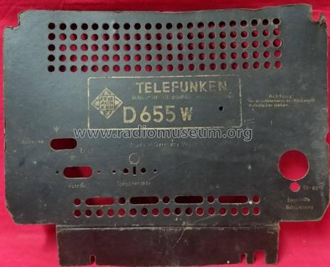 D655W; Telefunken (ID = 3139519) Radio