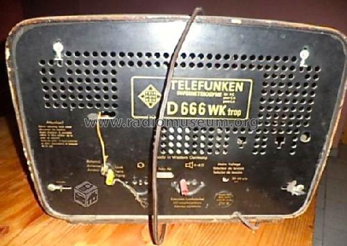 D666WK trop; Telefunken (ID = 1637977) Radio