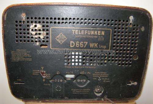 D667WK trop; Telefunken (ID = 724853) Radio