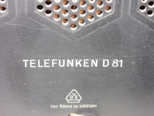 D81; Telefunken (ID = 1919655) Speaker-P