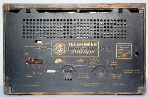 Dacapo ; Telefunken (ID = 1466767) Radio