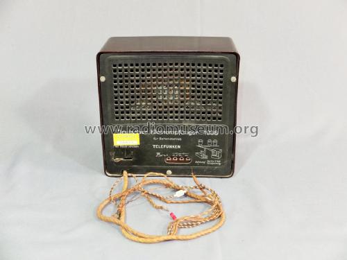 Deutscher Kleinempfänger für Batteriebetrieb DKE38B; Telefunken (ID = 1970861) Radio