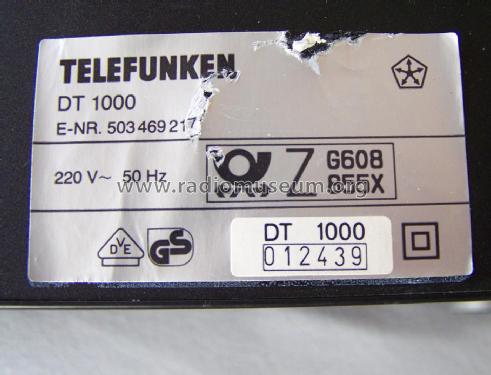 Digital Satelliten Tuner DT 1000 DSR; Telefunken (ID = 2475376) DIG/SAT