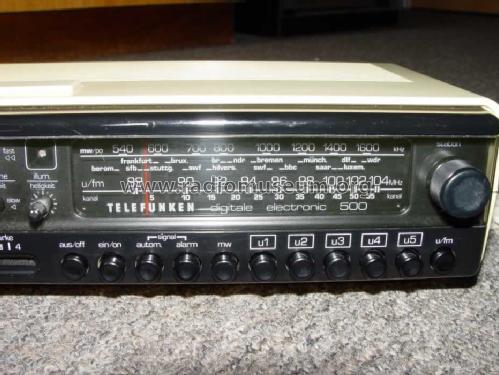 Digitale electronic 500; Telefunken (ID = 1052505) Radio