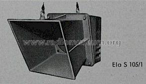 Einfachtrichter Ela S 105/1; Telefunken (ID = 1208243) Parleur