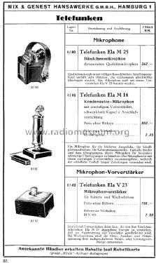 Ela V 23; Telefunken (ID = 1581841) Ampl/Mixer