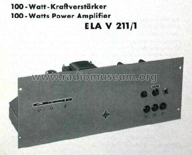 ElaV211/1; Telefunken (ID = 57560) Ampl/Mixer