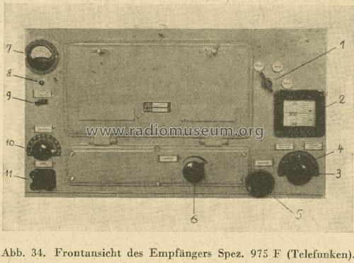 Empfänger Spezial E975F; Telefunken (ID = 2665505) Commercial Re