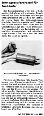 Entmagnetisierungsdrossel ; Telefunken (ID = 3023000) Equipment