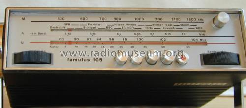 famulus 105; Telefunken (ID = 1399721) Radio