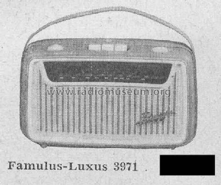 Famulus-Luxus 3971; Telefunken (ID = 374491) Radio