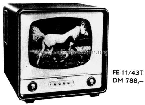 FE11/43T; Telefunken (ID = 2919376) Televisore