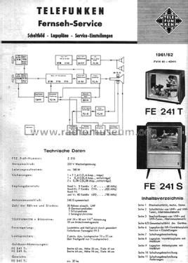 FE241S; Telefunken (ID = 1190444) Televisore