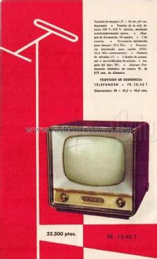 FE-12/43 T; Telefunken (ID = 2262419) Television