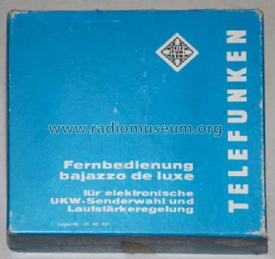 Fernbedienung für Bajazzo de luxe 40.40.601; Telefunken (ID = 1137091) Divers