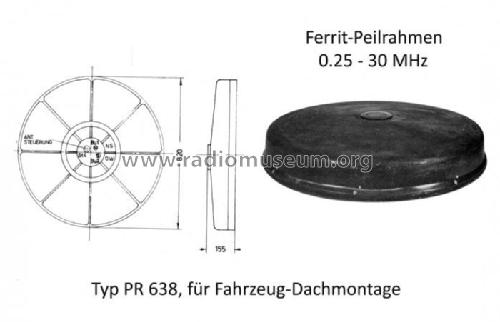 Ferrit-Peilrahmen PR 638; Telefunken (ID = 2353194) Antenna