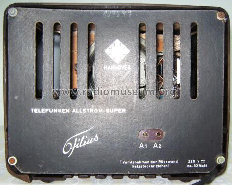 Filius 8H43GW; Telefunken (ID = 2331926) Radio