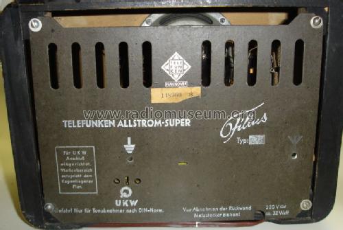 Filius SK 9H43GW; Telefunken (ID = 263063) Radio