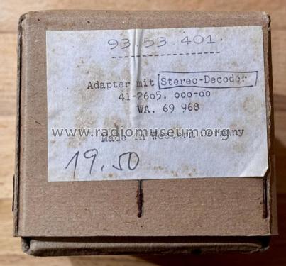 FM-Stereo-Decoder 1 - UKW-Stereo-Adapter ; Telefunken (ID = 2981437) mod-past25