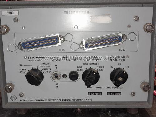 Frequenzanzeiger FA 990; Telefunken (ID = 3048042) Adapteur