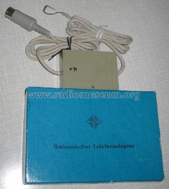 Galvanischer Telefonadapter U 36.0026; Telefunken (ID = 1046186) Telephony