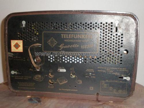 Gavotte 1063W; Telefunken (ID = 499854) Radio