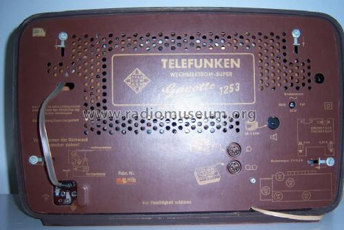 Gavotte 1253; Telefunken (ID = 1288335) Radio