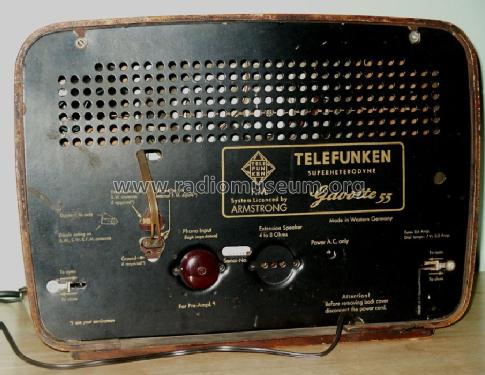 Gavotte 55 ; Telefunken (ID = 26941) Radio