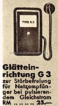 Glätteinrichtung G-3; Telefunken (ID = 1548443) Power-S