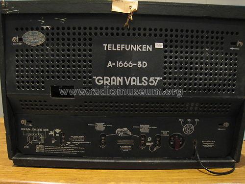 Gran Vals 57 A-1666-3D; Telefunken (ID = 1223652) Radio