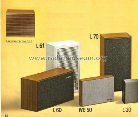 Hi Fi Lautsprecher Box L60; Telefunken (ID = 1912089) Parlante