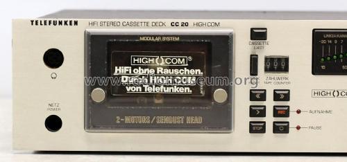 HiFi Stereo Cassette Deck High Com CC 20; Telefunken (ID = 2852576) R-Player